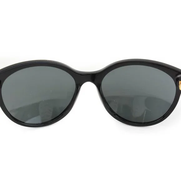 VERSACE "Greca": Black, "Meandros" & Gold Logo Sunglasses (mq) - Picture 7 of 10